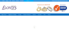 Desktop Screenshot of lloydsdiamonds.com